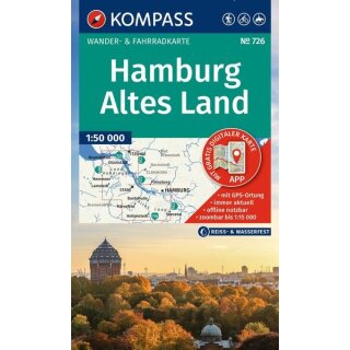 WK  726 Hamburg, Altes Land 1:50.000