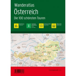 Österreich Wanderatlas, Jubiläumsausgabe 2020