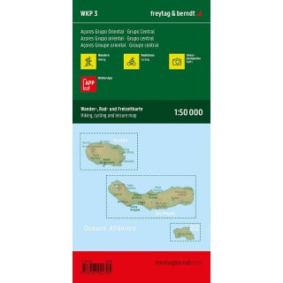 Azoren. Zentralgruppe - Westl. und �stl. Gruppe 1:50.000