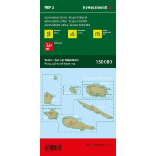 Azoren. Zentralgruppe - Westl. und �stl. Gruppe 1:50.000