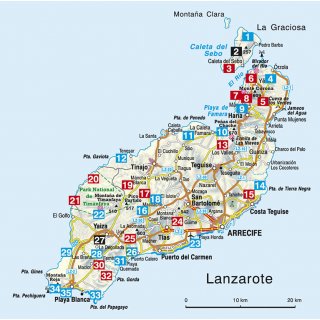Lanzarote - Die schönsten Tal - und Höhenwanderungen.