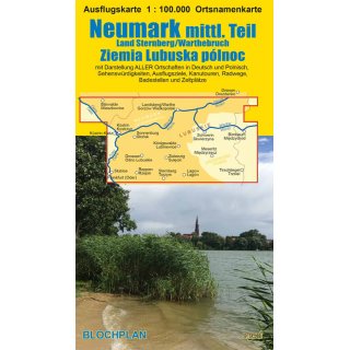 Neumark mittl. Teil Land Sternberg/Warthebruch 1:100.000