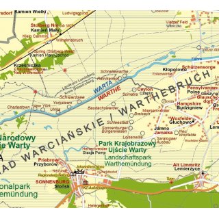 Neumark mittl. Teil Land Sternberg/Warthebruch 1:100.000