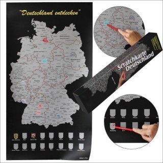 Scratch Rubbelkarte Deutschland