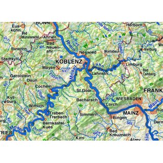Wasserstraßen Deutschlands 1:1,1 Mio.