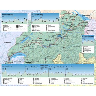 Schweiz: Jakobsweg vom Bodensee zum Genfersee