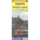 Europe Railway & Road 1:3,350 000