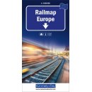 Railmap Europe Eisenbahnkarte
