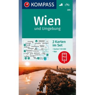 WK 205 Wien und Umgebung 1:50 000