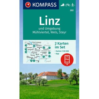 WK  202 Linz und Umgebung, Mhlviertel, Wels, Steyr 1:50.000