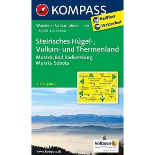 WK  225 Steirisches Hgel-, Vulkan- und Thermenland 1 : 50 000