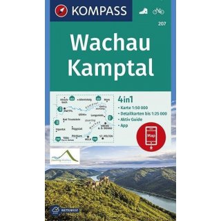 WK  207 Wachau, Kamptal 1:50.000