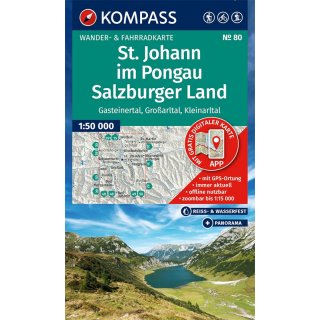 WK   80 St.Johann im Pongau, Salzburger Land 1:50.000