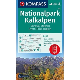 WK   70 Nationalpark Kalkalpen, Ennstal, Steyrtal, Pyhrn-Priel-Region 1:50.000