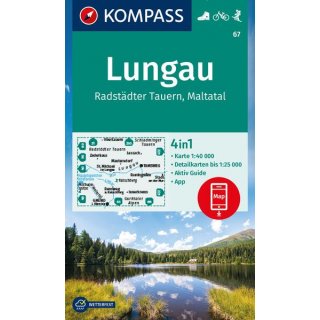 WK   67 Lungau, Radstdter Tauern, Maltata 1:40.000