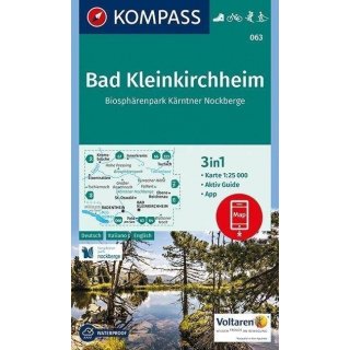 WK  063 Bad Kleinkirchheim, Biosphärenpark Kärntner Nockberge 1:25.000