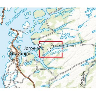 Preikestolen 1:20.000