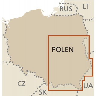 Straßenkarte Polen, Südost