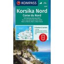 KOMPASS Wanderkarte Korsika Nord, Corse du Nord,...