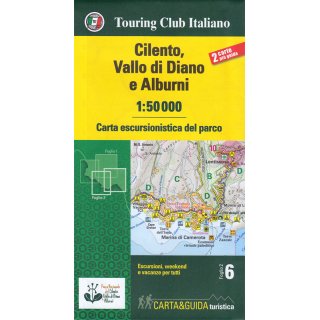 Cilento, Vallo di Diano e Alburni 1:50.000