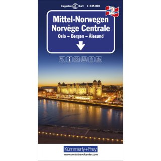 Norwegen Mitte Blatt2 1:335.000