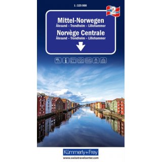 Norwegen Mitte Blatt2 1:335.000