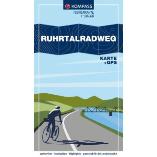 Ruhrtalradweg 1:50 000