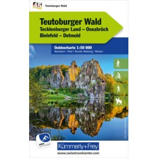 Outdoorkarte Teutoburger Wald 1:50 000