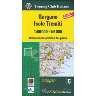 Gargano, Isole Tremiti 1.50.000/1:5.000