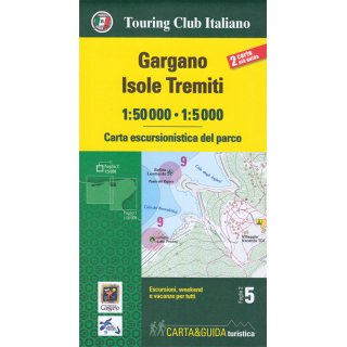 Gargano, Isole Tremiti 1.50.000/1:5.000