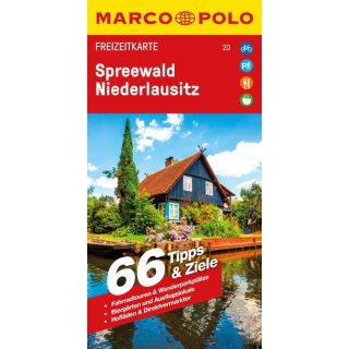 Spreewald, Niederlausitz 1:110.000