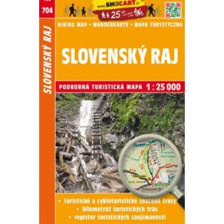 704 Slovensky Raj 1:25 000