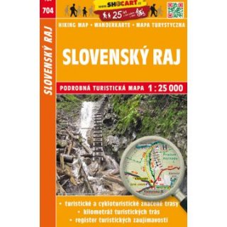 704 Slovensky Raj 1:25 000