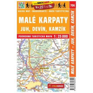 706 Kleine Karpaten 1:25 000 Devin Kamzik