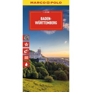 MARCO POLO Karte Blatt 11 Baden-W&uuml;rttemberg