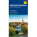 ADAC L�nderKarte Baltische Staaten