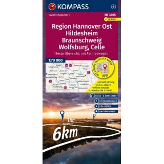 FK 3365  Hannover Ost, Hildesheim, Braunschweig,...