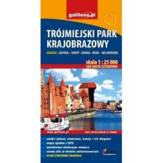 WanderkarteTrojmiejski Park 1:25T
