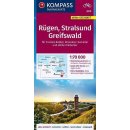 3319 KOMPASS Radkarte Rgen, Stralsund, Greifswald 1:70.000