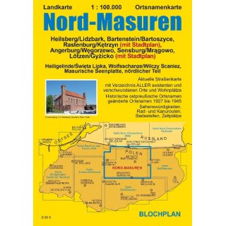 Nord-Masuren 1:100 000
