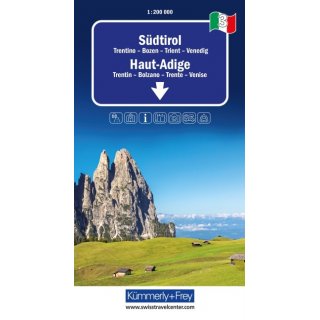 Trentino/S&uuml;dtirol 1:200 000
