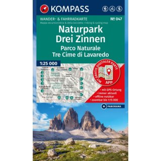 047 Naturpark Drei Zinnen 1:25 000