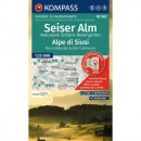 WK  067 Seiser Alm, Naturpark Schlern-Rosengarten, Alpe...