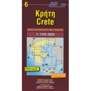 Kreta (Crete) 1:150.000