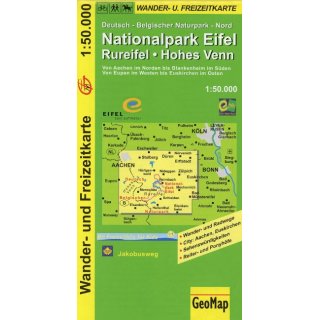 Nationalpark Eifel, Rureifel, Hohes Venn 1: 50 000