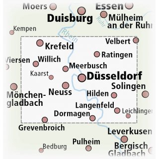 Dsseldorf - Neuss 1:50.000
