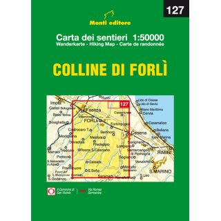 Colline di Forlì (Hügel von Forli) 1:50.000