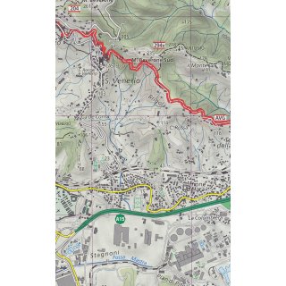 Alta Via Delle Cinque Terre (AV5T) 1:25.000