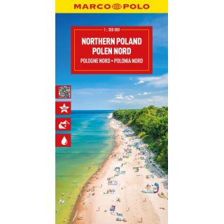 MARCO POLO Karte Polen Nord 1:300 000