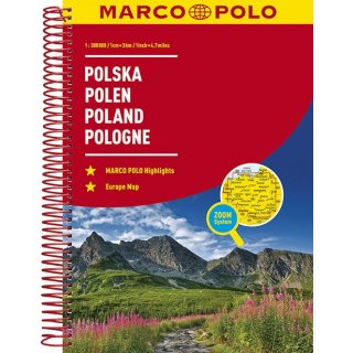 MARCO POLO ReiseAtlas Polen 1:300 000